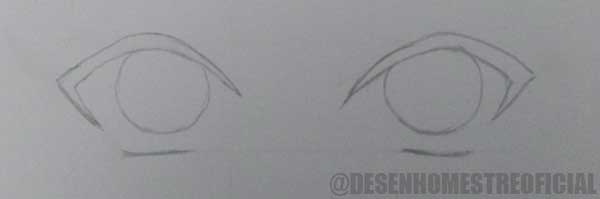Como Desenhar Olhos Masculinos De Anime Passo a Passo 