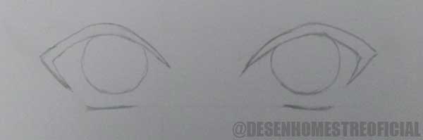 Desenhando Olhos de Anime  Passo a passo [Iniciante] - Desenho Mestre