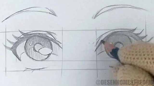 como desenhar um anime